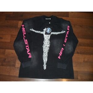 HELLSTAR LS Christ T-Shirt XL Black Has Your Progress Been Saved Dababy Swae Lee